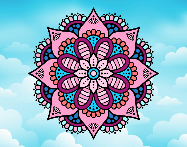 Mandala flor de primavera