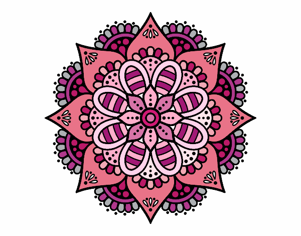 Mandala flor de primavera