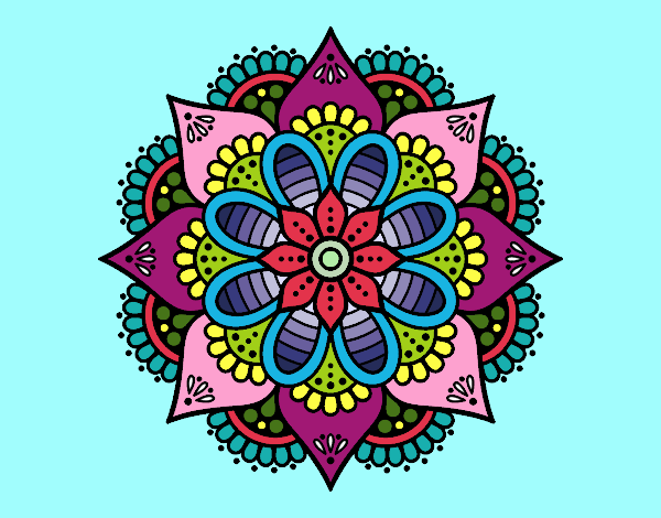 Mandala flor de primavera