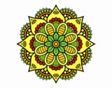 Mandala flor de primavera