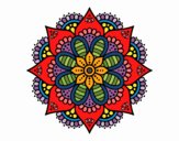 Mandala flor de primavera