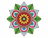 Mandala flor estelar