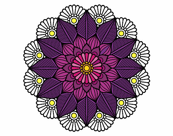 Mandala jardín vegetal