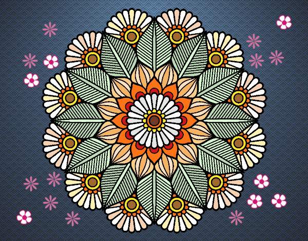 Mandala jardín vegetal