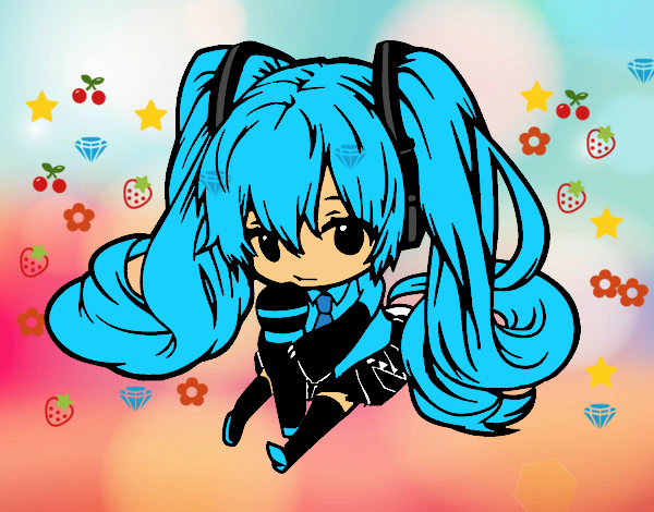 Miku Chibi vocaloid