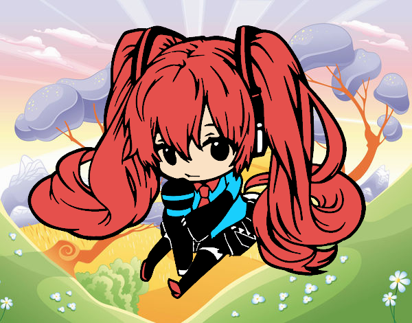 Miku Chibi vocaloid