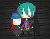 Miku y Kasane Chibi