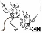 Mordecai y Rigby