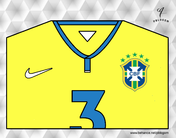 Camiseta del mundial de fútbol 2014 de Brasil