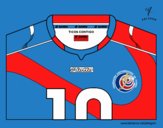 Camiseta del mundial de fútbol 2014 de Costa Rica