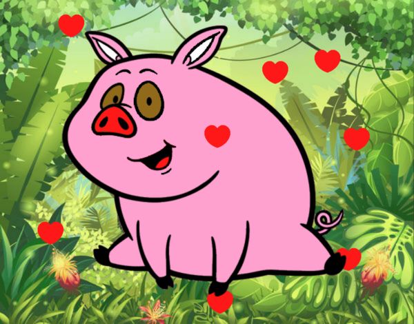 Cerdito de granja