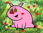 Cerdito de granja