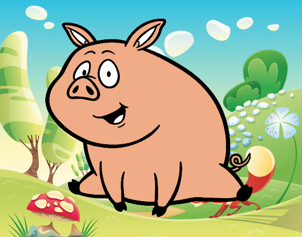 Cerdito de granja