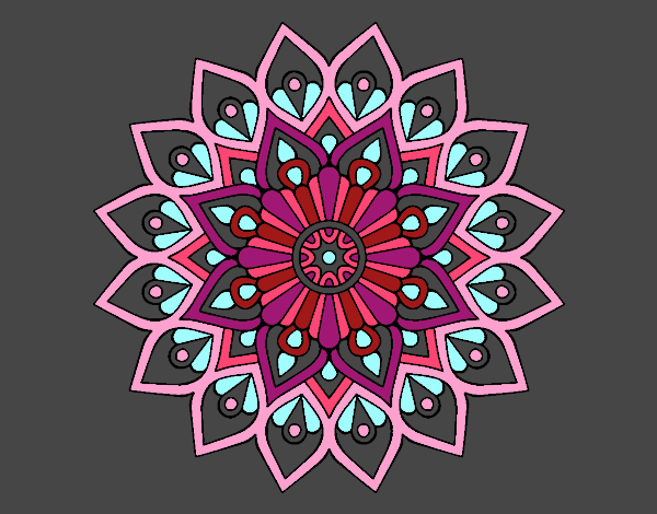 Mandala destello creciente