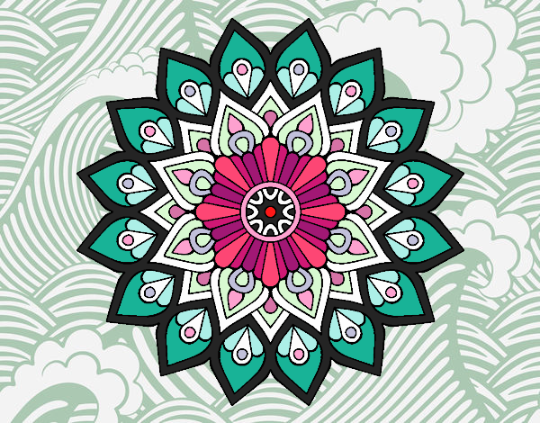 Mandala destello creciente