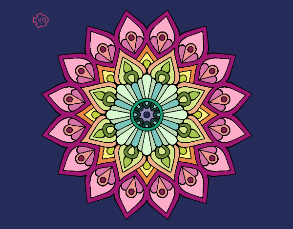 Mandala destello creciente