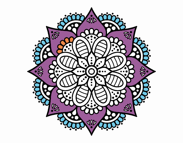 Mandala flor de primavera