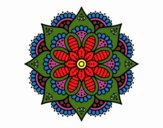 Mandala flor de primavera