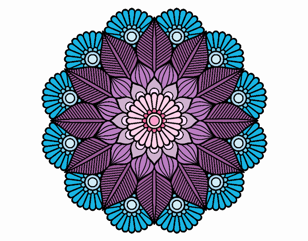 Mandala jardín vegetal