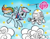 Rainbow Dash y la tortuga tanque