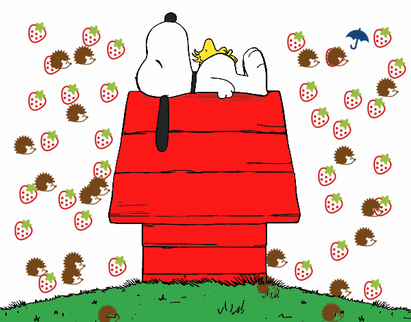 Snoopy durmiendo