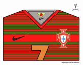 Camiseta del mundial de fútbol 2014 de Portugal