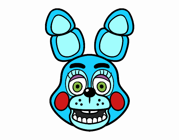 Cara de Toy Bonnie de Five Nights at Freddy's