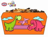 Dr Oetker Junior Chef Molde dinosaurios