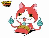 Jibanyan saludando