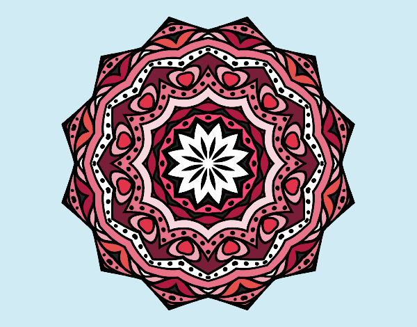 Mandala con estratos