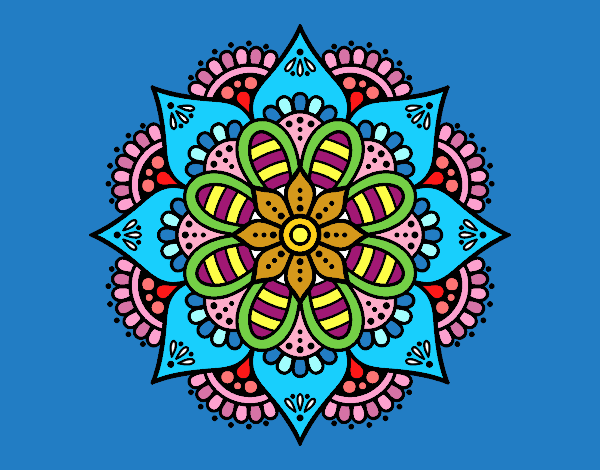 Mandala flor de primavera