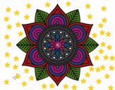 Mandala flor estelar