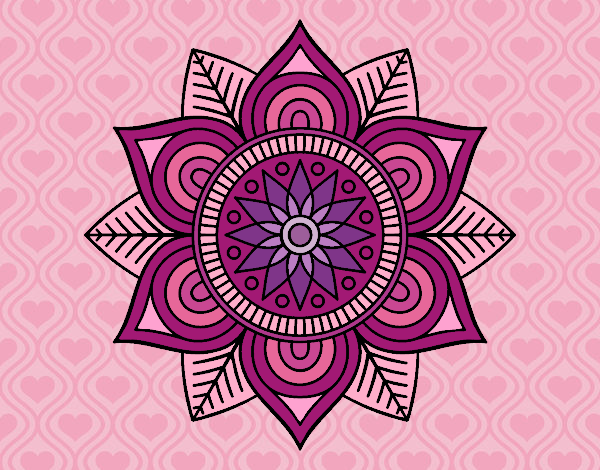 Mandala flor estelar