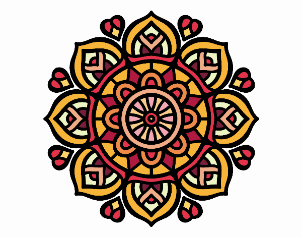 Mandala para la concentración mental