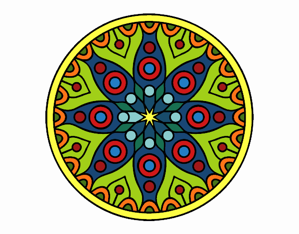 mandala verde