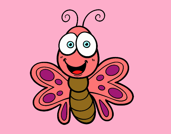 Mariposa sonriente