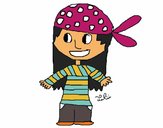 Niña pirata