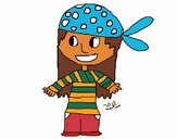 Niña pirata