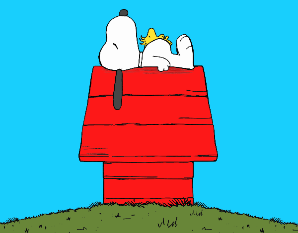 Snoopy durmiendo