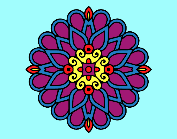 Un mandala estilo árabe