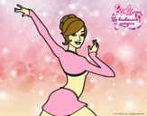 Barbie en postura de ballet