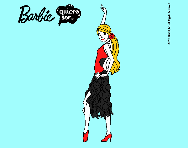 Barbie flamenca