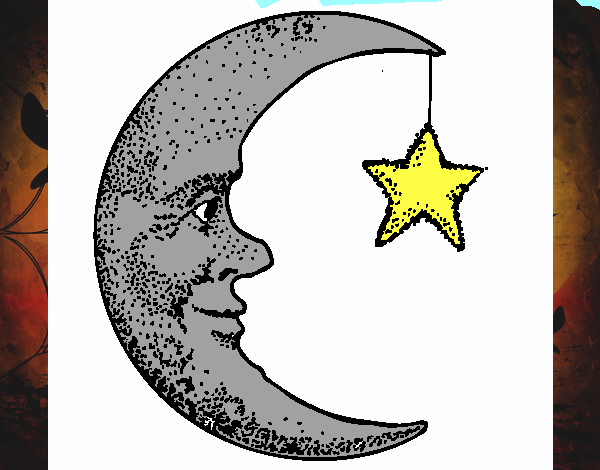 Luna y estrella