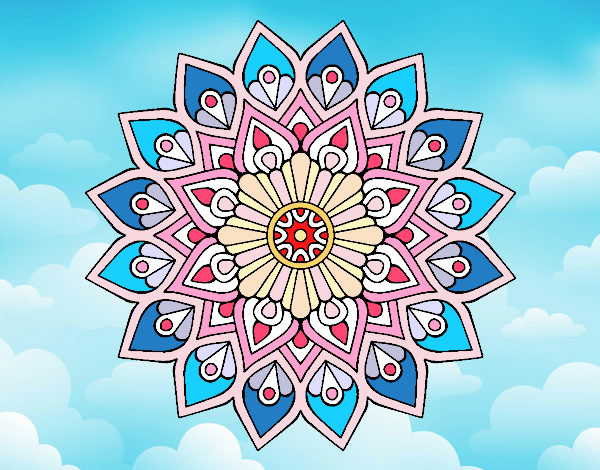 Mandala destello creciente