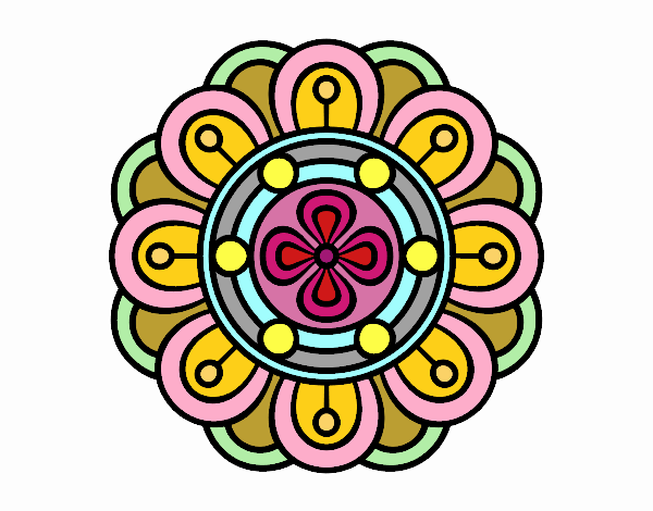 Mandala flor creativa