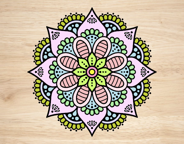 Mandala flor de primavera