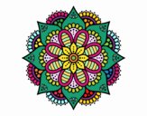 Mandala flor de primavera