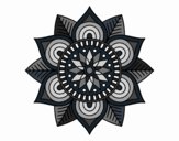 Mandala flor estelar