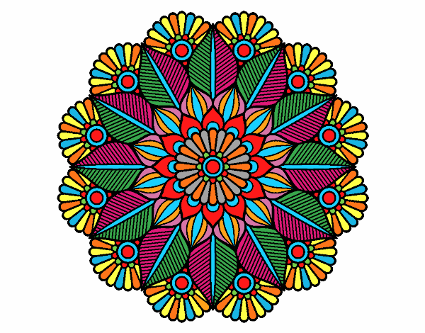 Mandala jardín vegetal