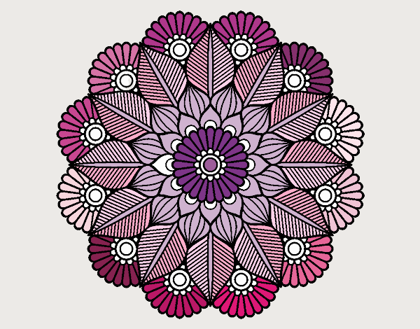 Mandala jardín vegetal